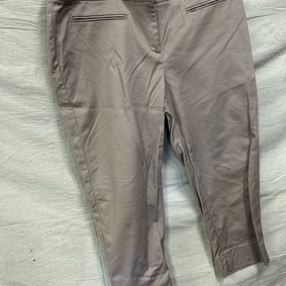 Chicos tan cropped pants